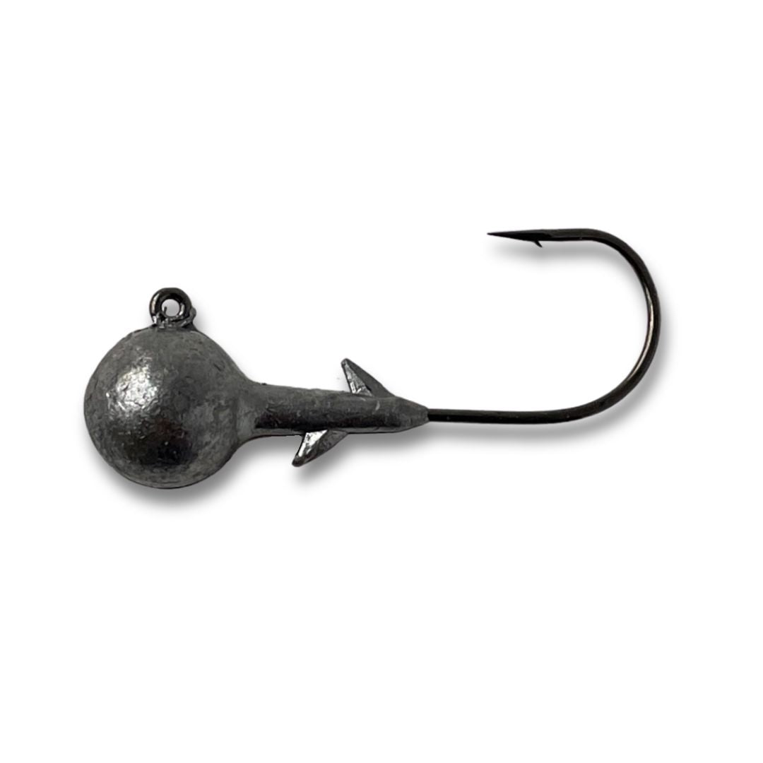 3/8 oz Finesse Series Double Barbed 2/0 Jig for Jigging with Swimbaits, Forktail Minnows, Split Tail Minnows, and Worms