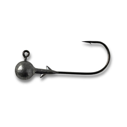 1/8 oz Finesse Series Double Barbed 2/0 Jig for Jigging with Swimbaits, Forktail Minnows, Split Tail Minnows, and Worms