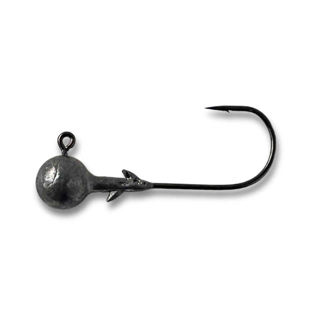 3/16 oz Finesse Series Double Barbed 2/0 Jig for Jigging with Swimbaits, Forktail Minnows, Split Tail Minnows, and Worms
