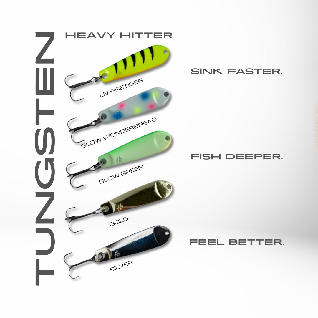Heavy Hitter Tungsten Jigging Spoon