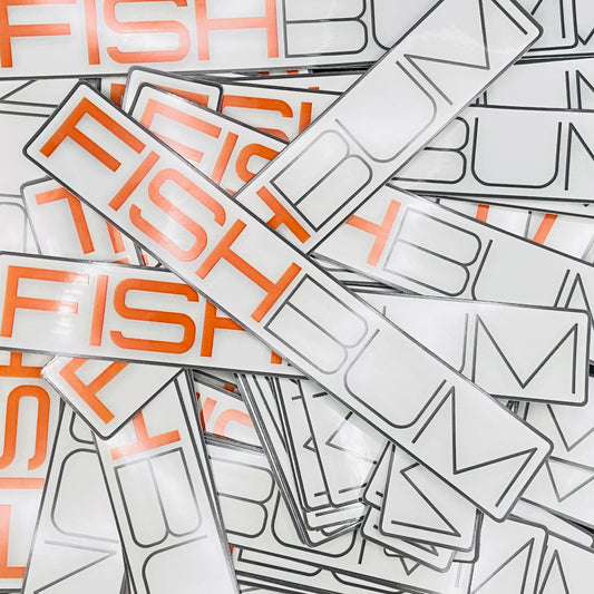 Fish Bum Tackle Sticker