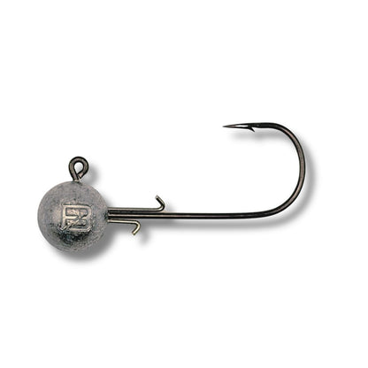 Fish Bum FFS Finesse Series Jig Head with double wire keeper for swimbaits and live crawlers.